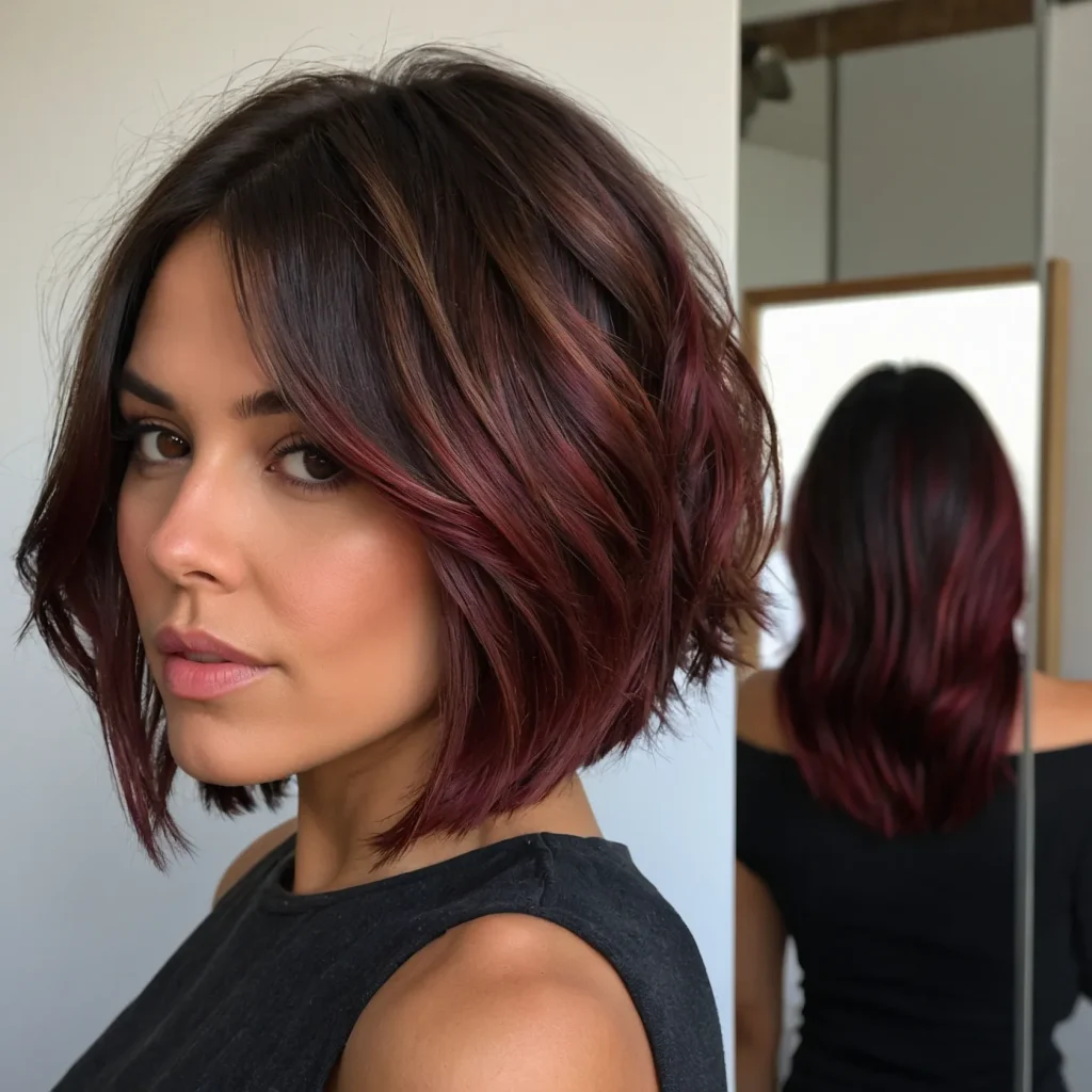 woman with short bob 0