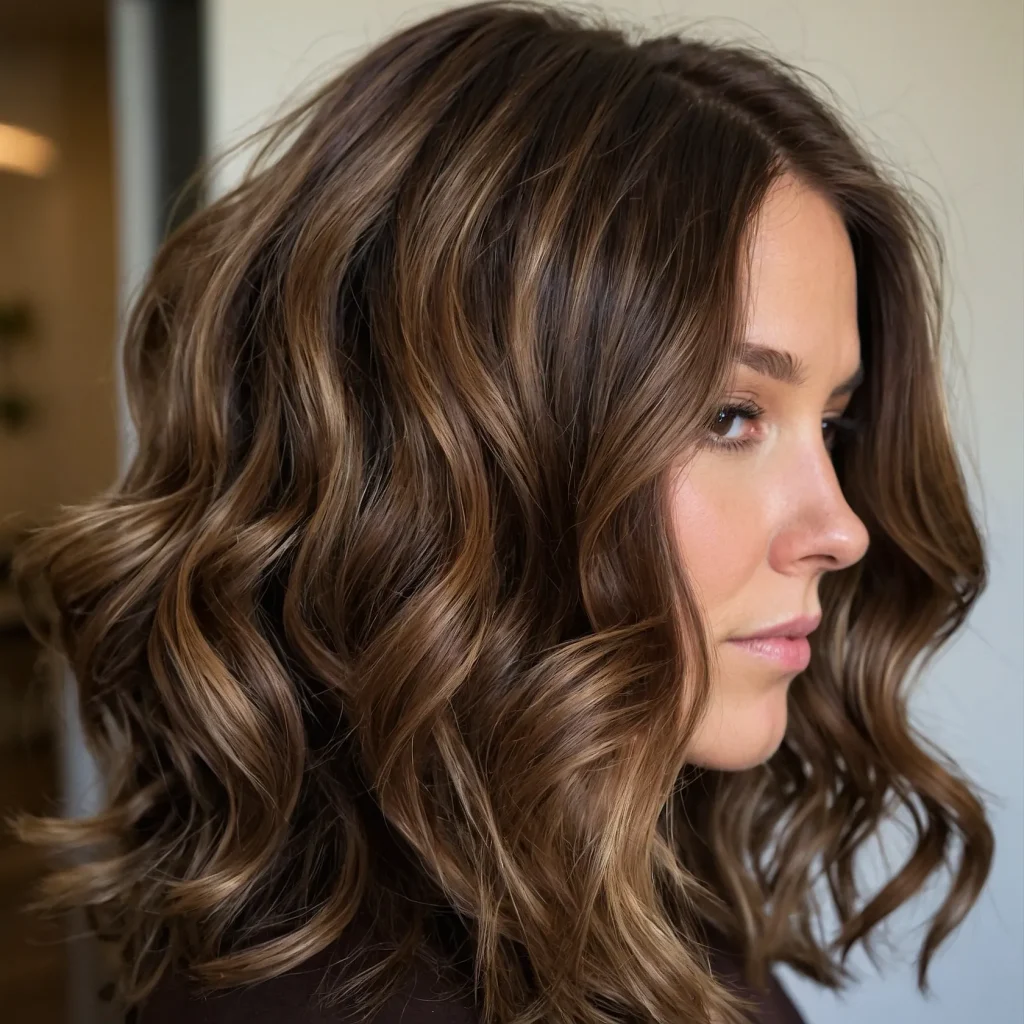 woman with shoulderlength chestnut brown h1