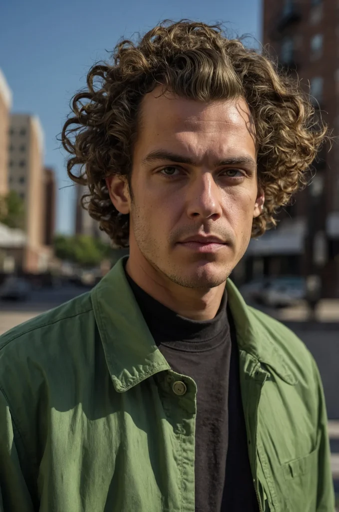 11 Long Broccoli CutA White American man with 3