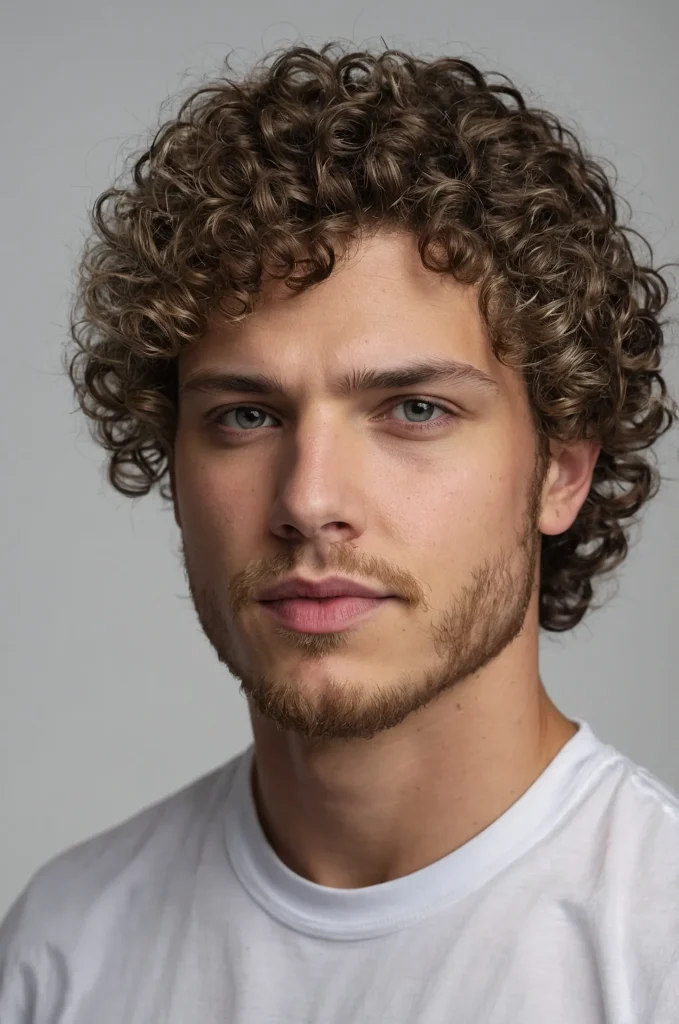 12 Curly Karen CutWhite American man curly Ka 2