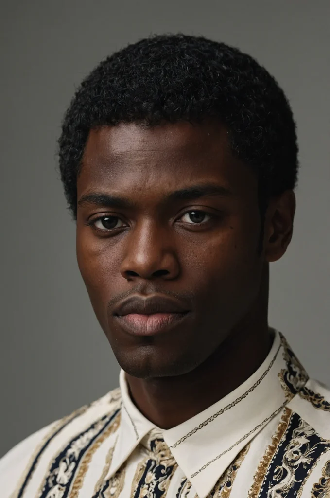 12 SideParted HimeBlack man with a slightly o 3