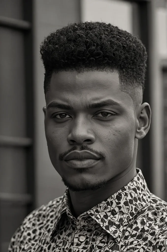 12 Taper with Flat Top Black man with a taper 1