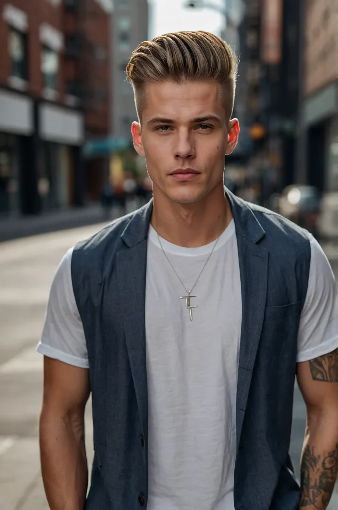 12 UndercutA White American man with an under 2