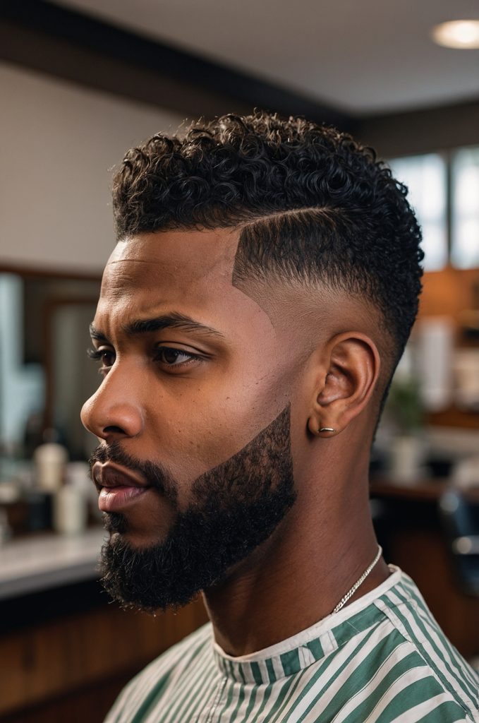 13 Burst Fade UndercutA realistic portrait of 2