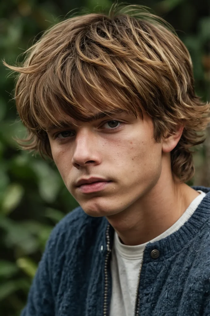 13 Layered ShaggyBoy with shaggy layered hair 1