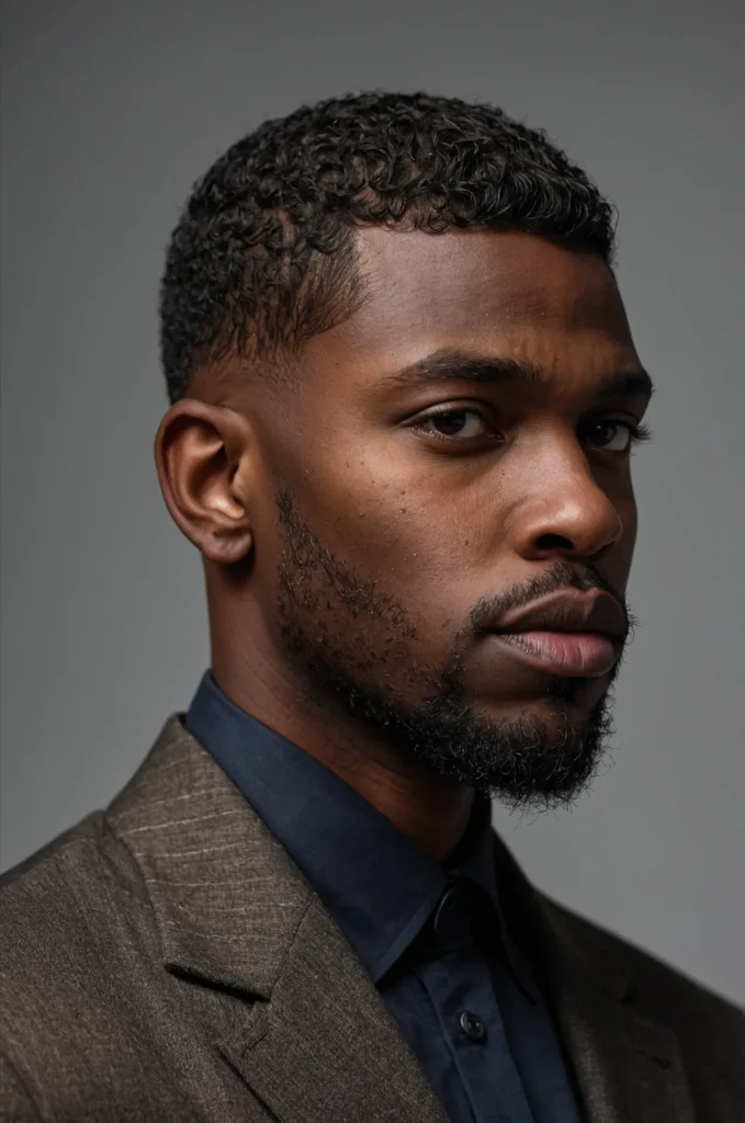 13 Shadow Fade Bowl CutA Black man with a sof 2