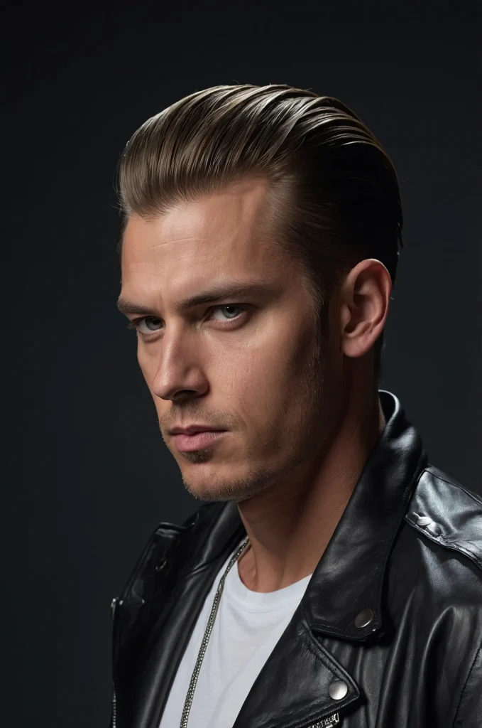 13 Slick BackA White American man with a slee 2