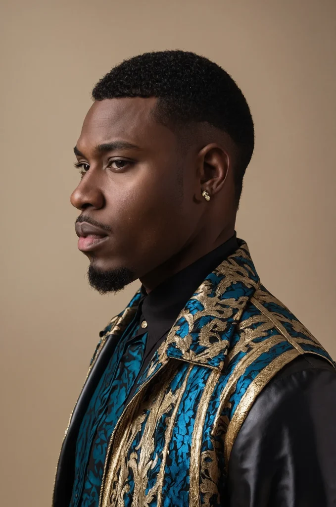 14 Caesar Mullet FusionA Black man with a Cae 1