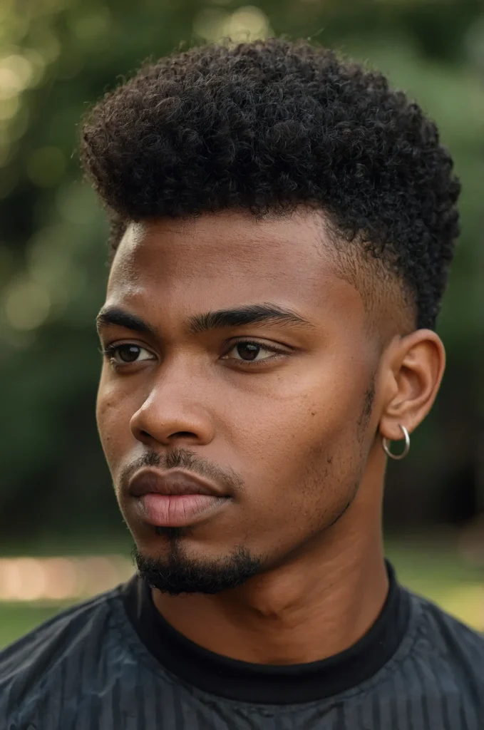 14 Chelsea Cut with Afro BangsA Black man spo 3