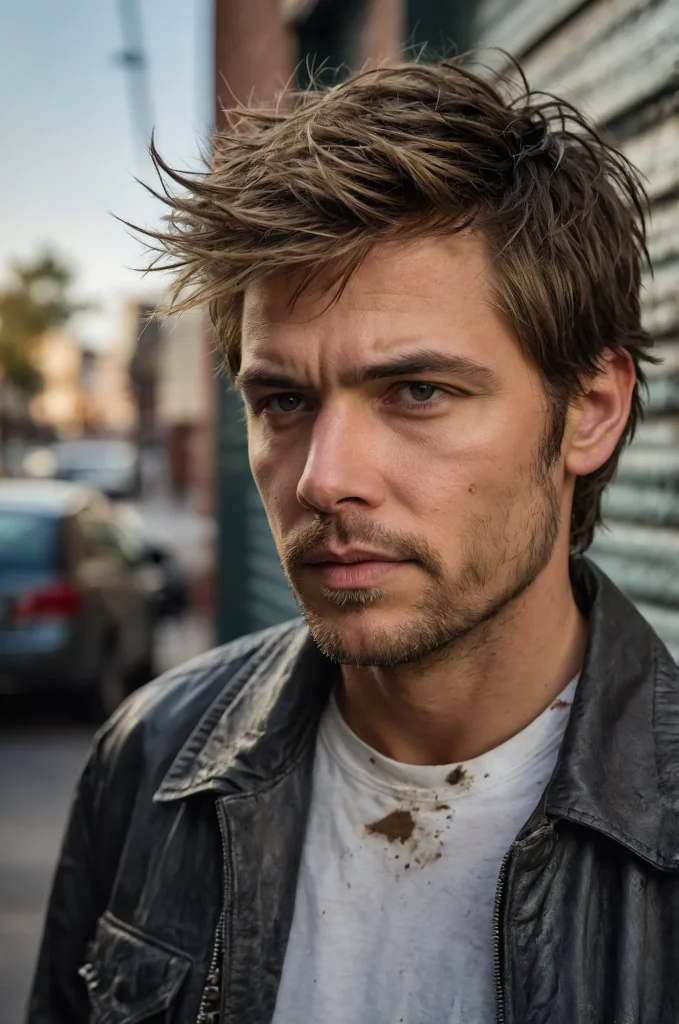 14 Messy Karen CutWhite American man messy Ka 1