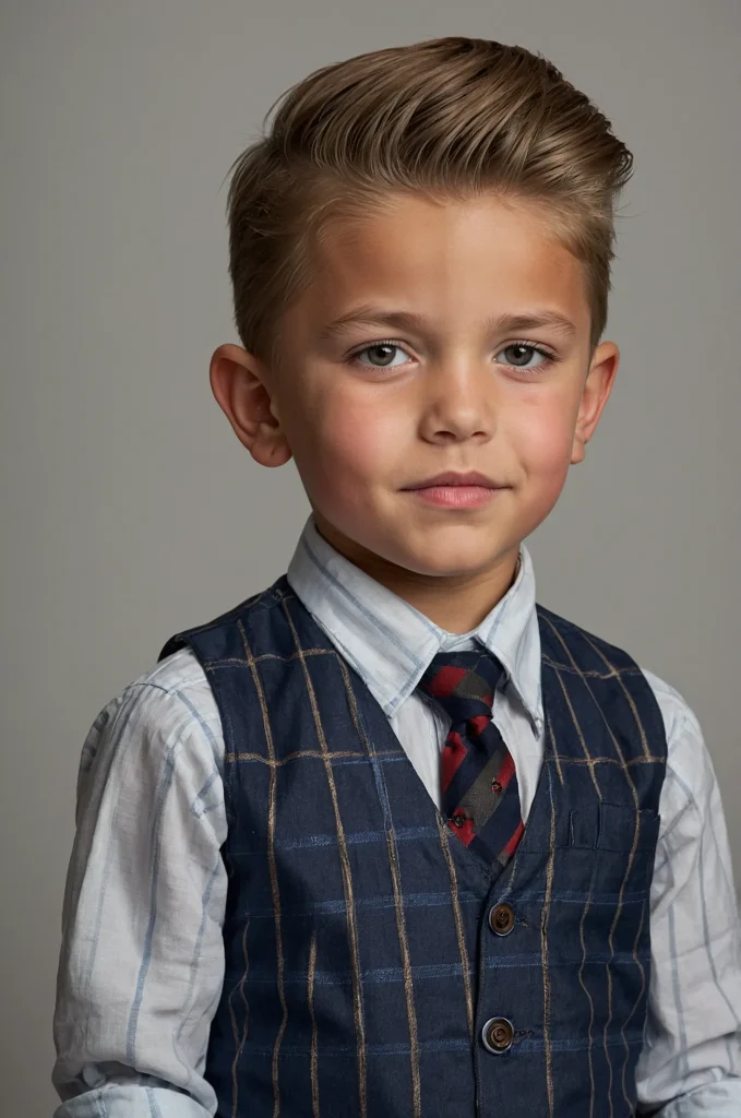 14 Mini PompadourBoy with short sides and sty 1