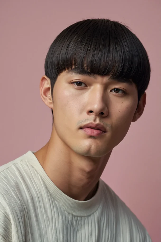 15 KoreanInspired Bowl CutWhite American man 3