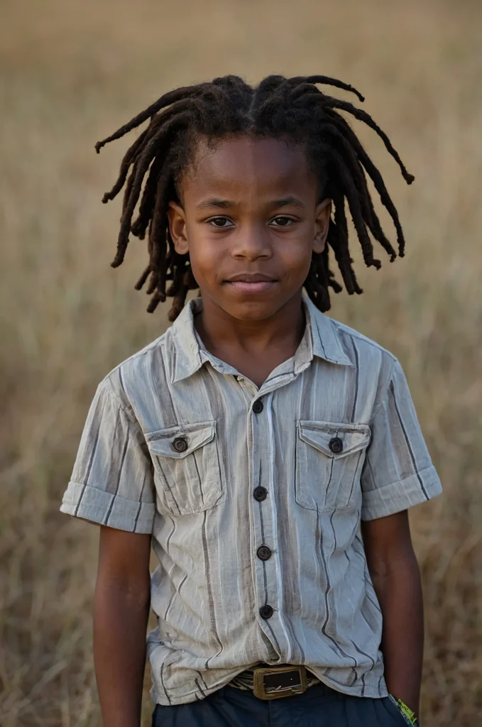 16 Short DreadlocksA young Black boy with sho 2