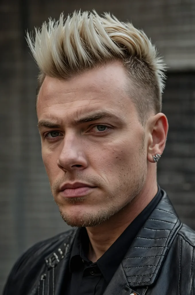 17 Bull Cut with Mohawk EdgeA realistic portr 0