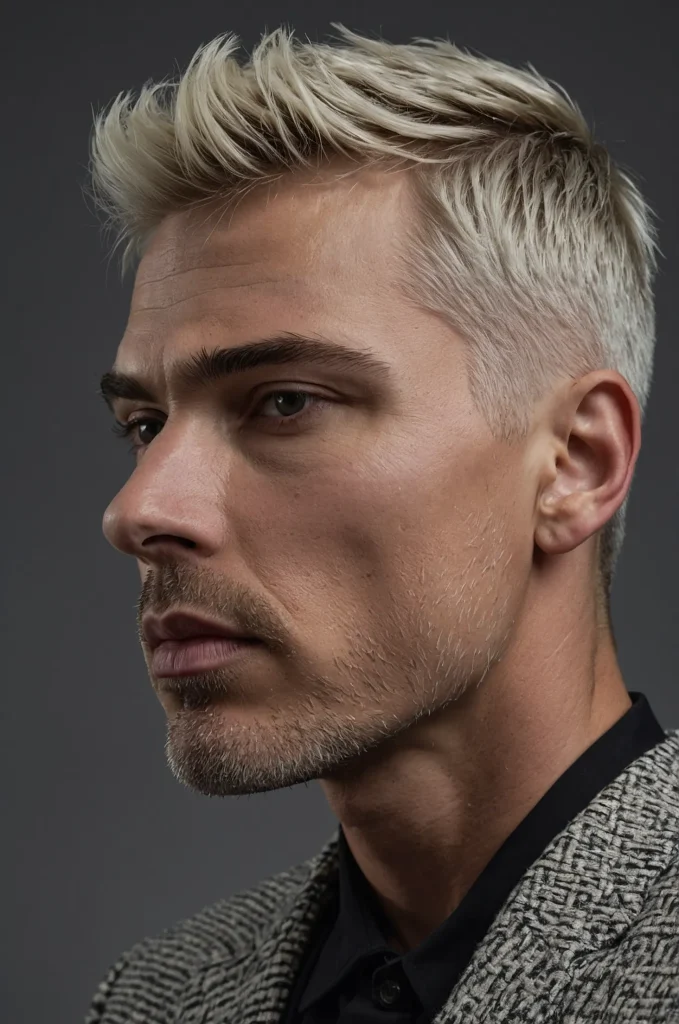 17 Fade with Textured Crop White American man 3