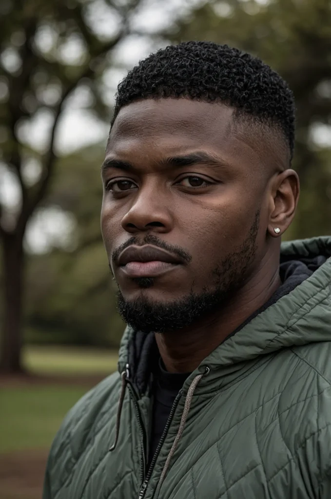 17 Shadow Taper Black man with a shadow taper 1