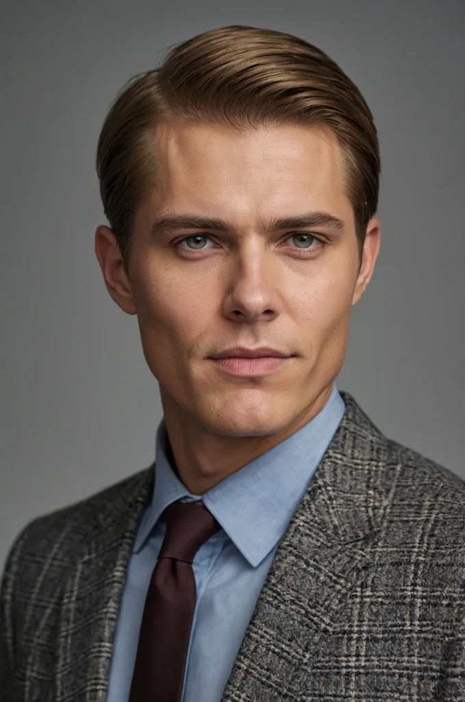 18 Karen Cut with Side PartWhite American man 2