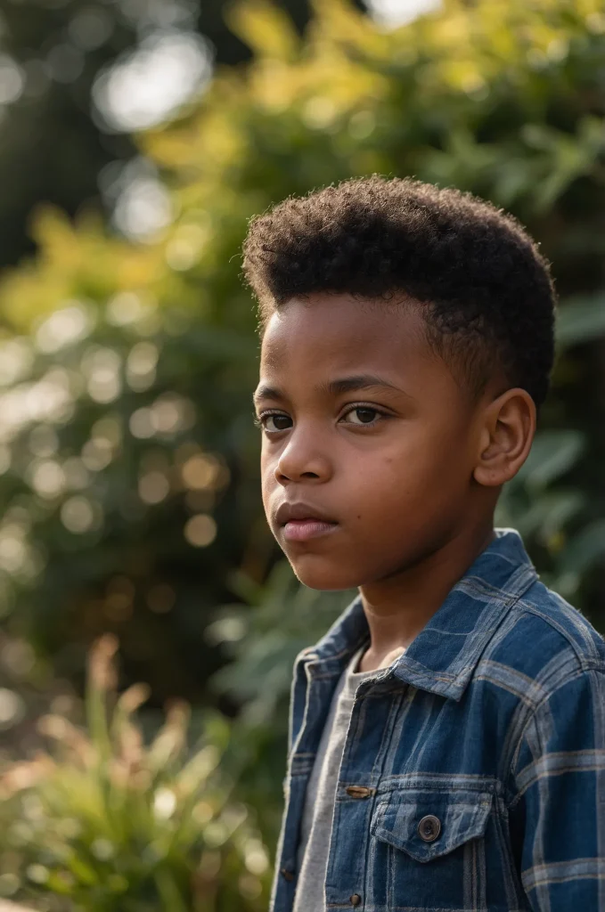 19 Low Afro TaperA young Black boy with a sho 2