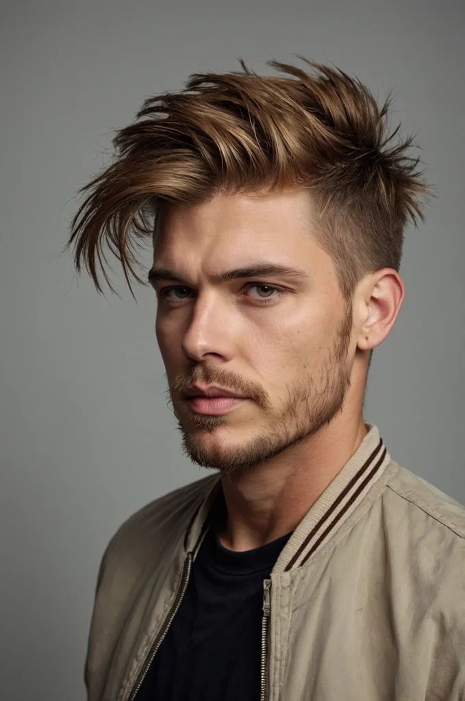 19 Shag with UndercutWhite American man with 0