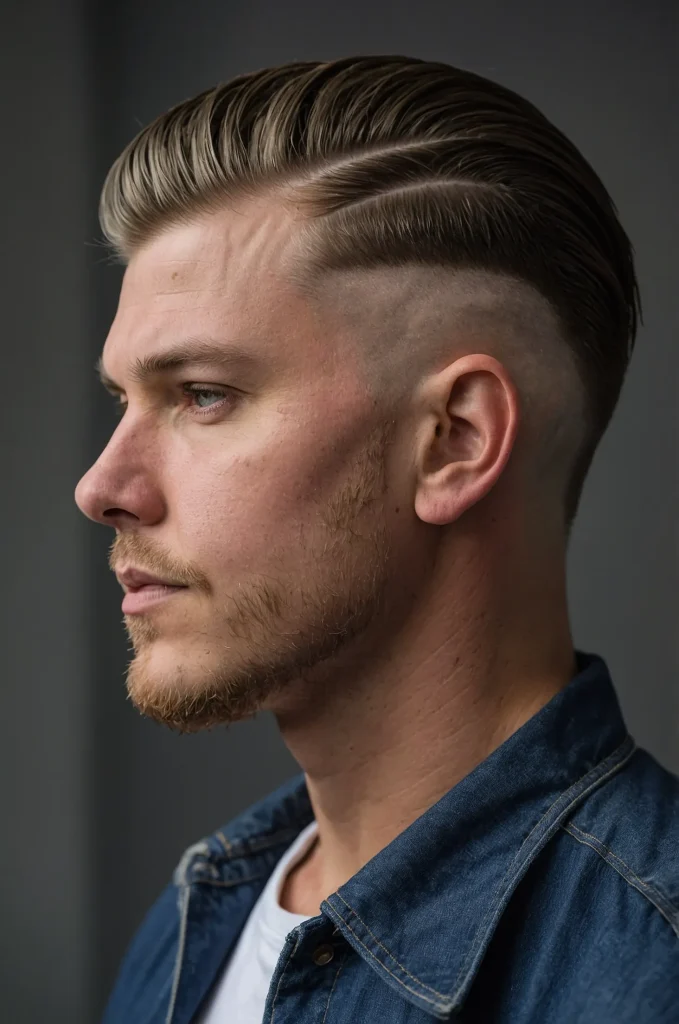 19 Warrior Mullet FadeA White American man wi 3