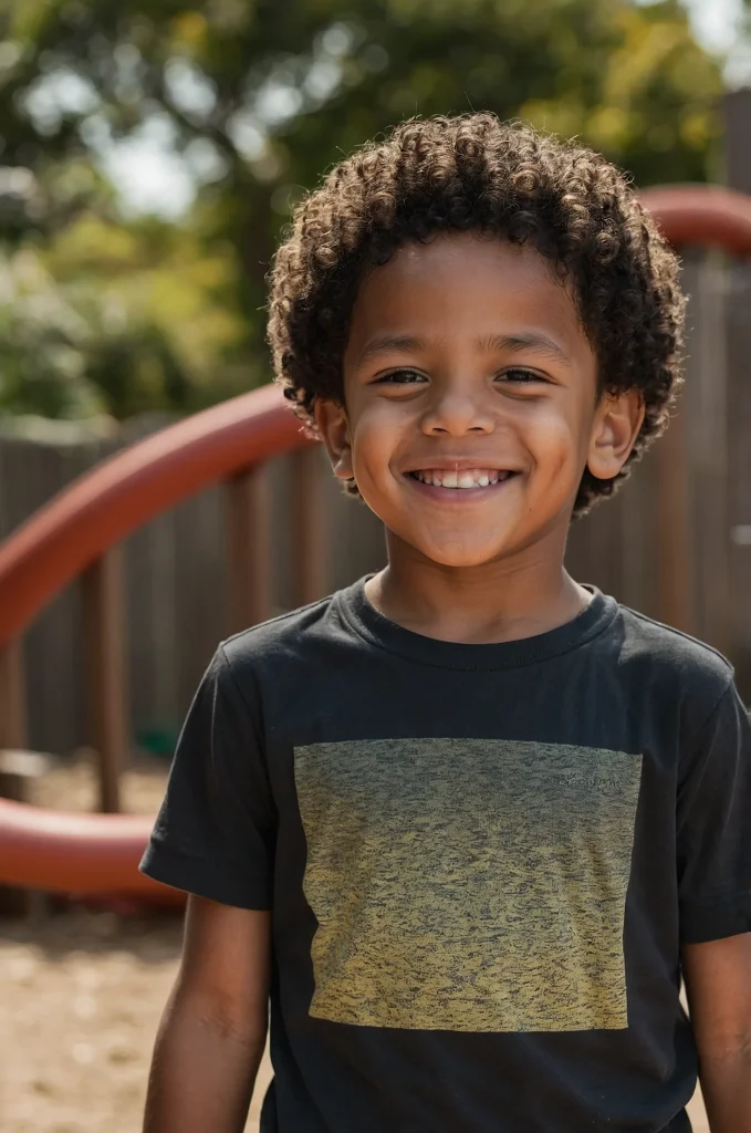 1 Low Fade with CurlsA young Black boy with d 1