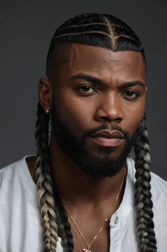 20 SplitDye Hime Style for Black menA Black m 3