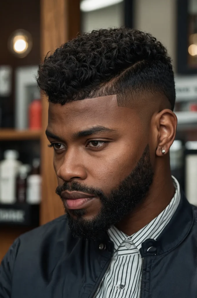 2 Chelsea Cut with FadeA stylish Black man sp 2