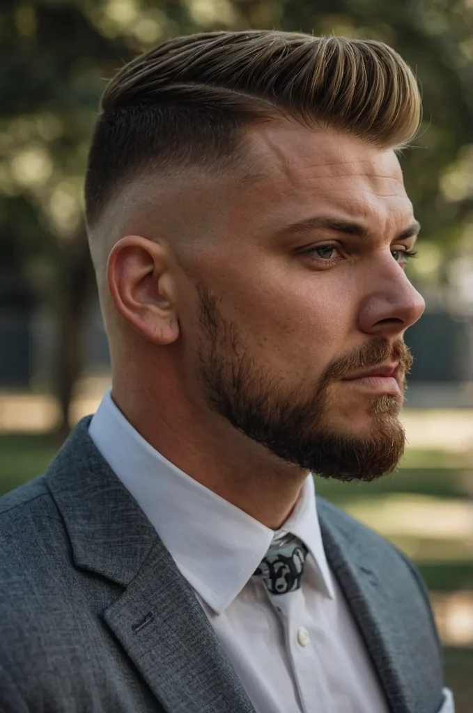 3 Bull Cut with High FadeA realistic portrait 2