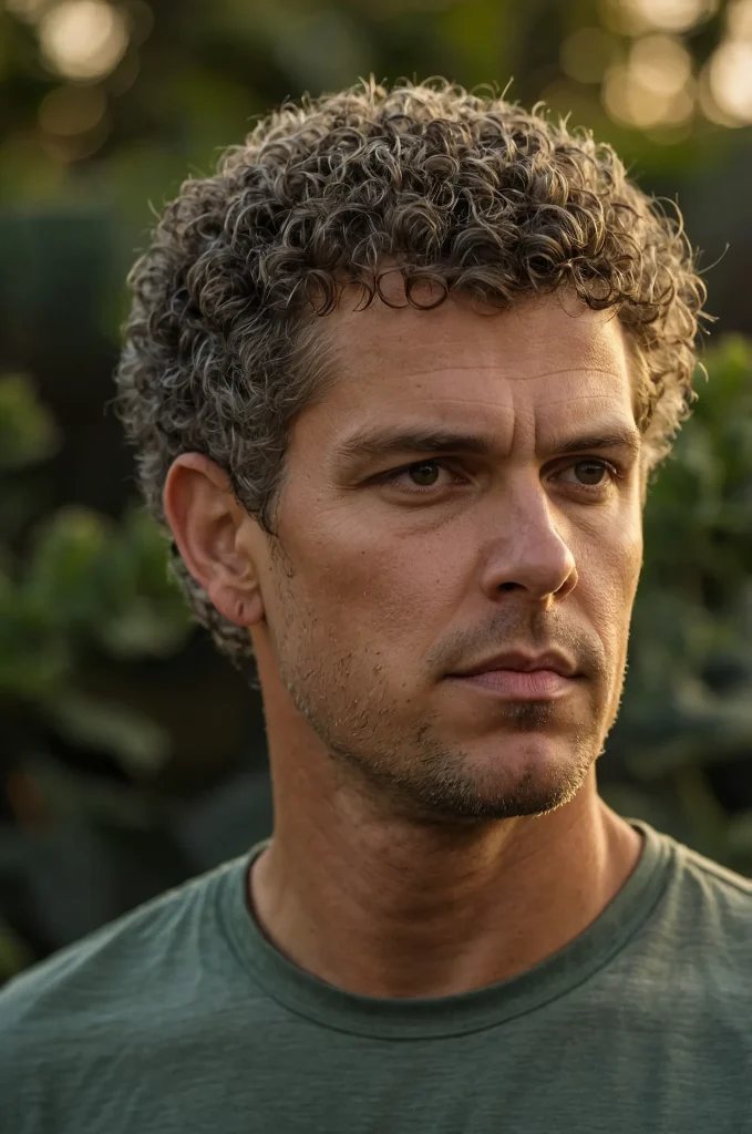 5 Tapered Broccoli CutA White American man wi 2