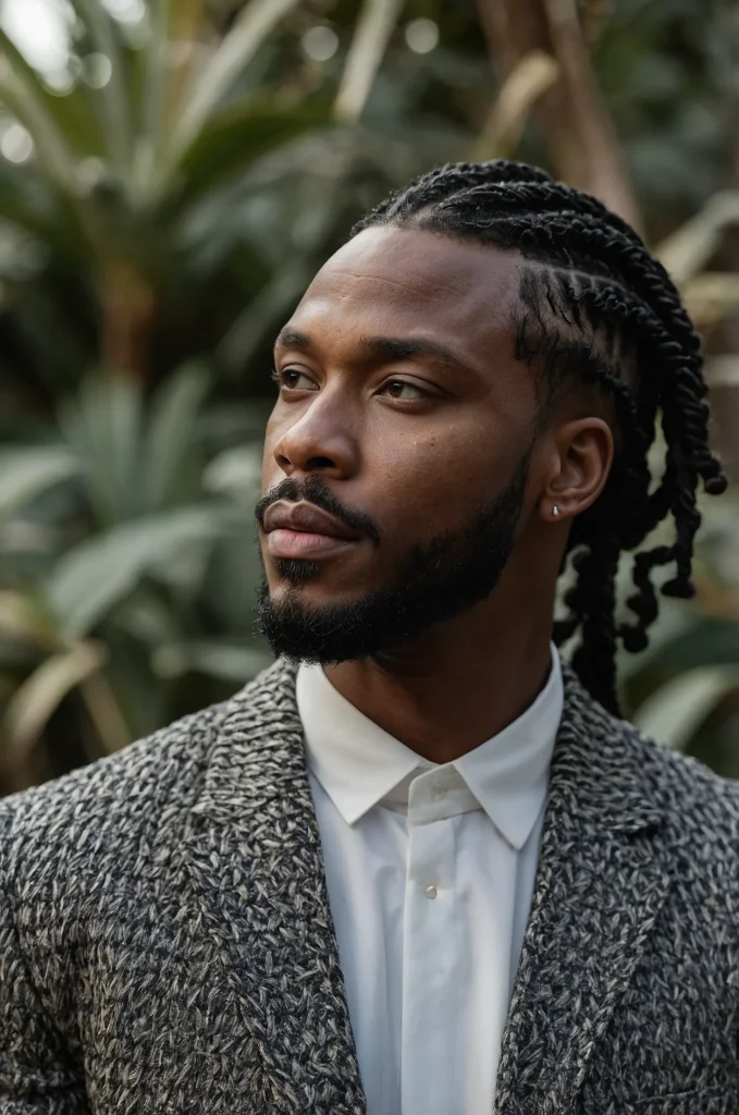 5 Twist Hime StyleBlack man wearing twostrand 1