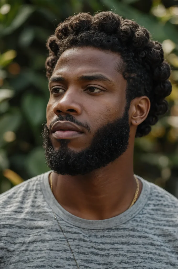 6 Twist Sponge CutA Black man with a twist sp 1