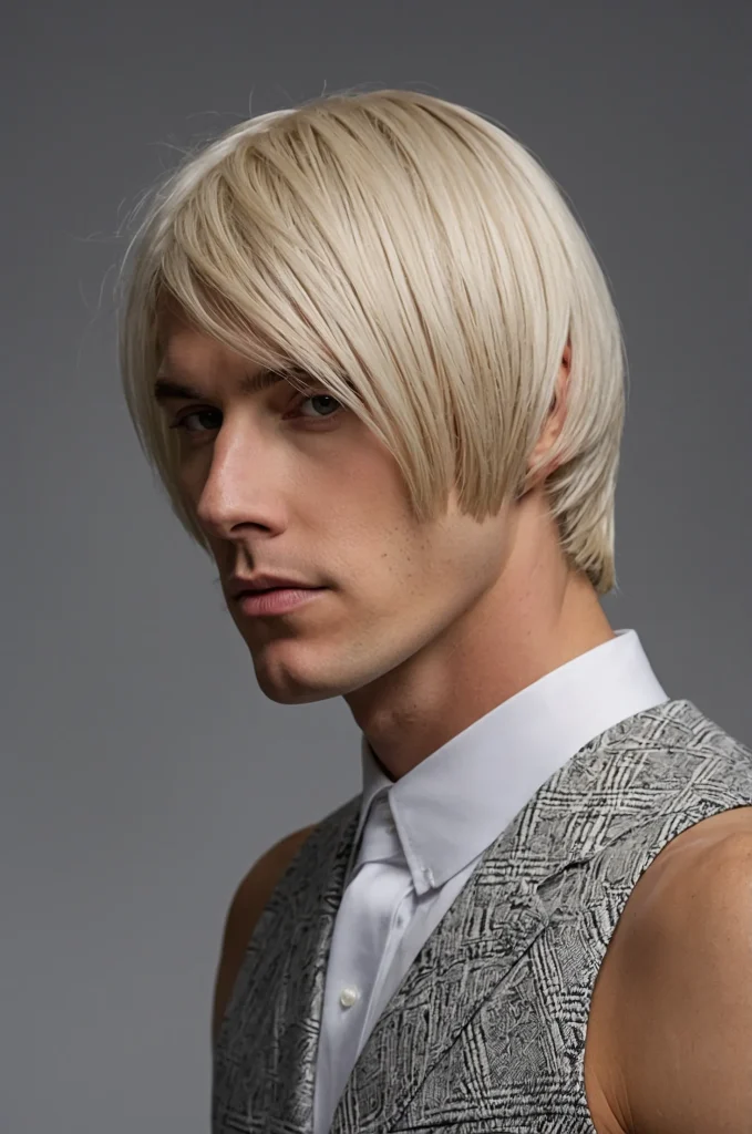 7 Angled Bob Karen CutWhite American man angl 2