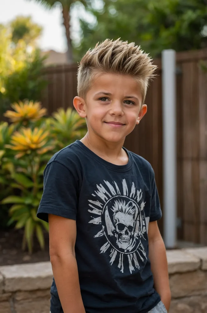 7 Mini Faux HawkBoy with short faux hawk styl 1