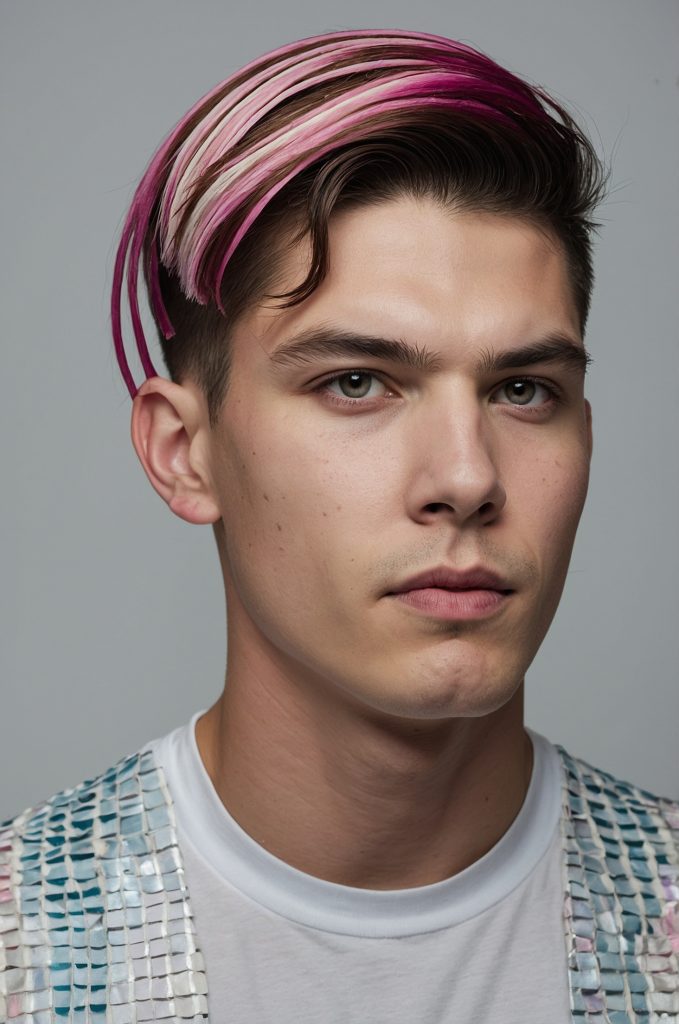 7 TwoTone Jellyfish CutA White American man i 1