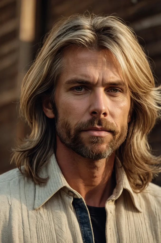 9 Long ShagWhite American man with a long sha 3