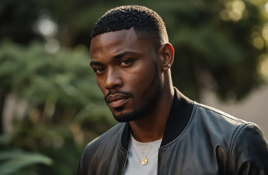 Black Men Caesar Cut Feature Image