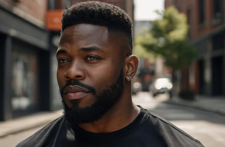 Black Men Taper Cut