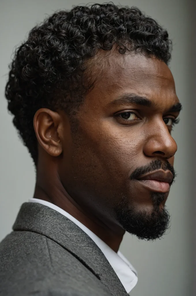 Broccoli Cut with Side Part A Black American 2