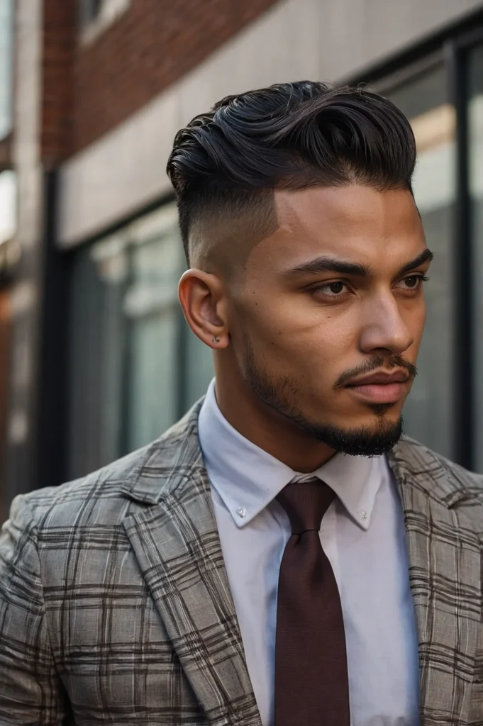 Clean Waves Skin Fade PerimeterA man with fr 3