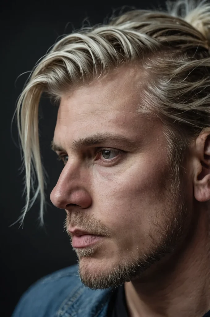 Disconnected Mullet White American man with 1