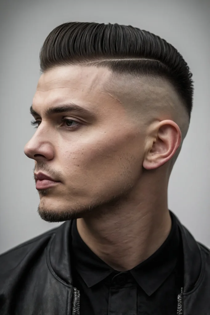 Flat Top with Bald Fade SidesFlat top shape w 3 (1)