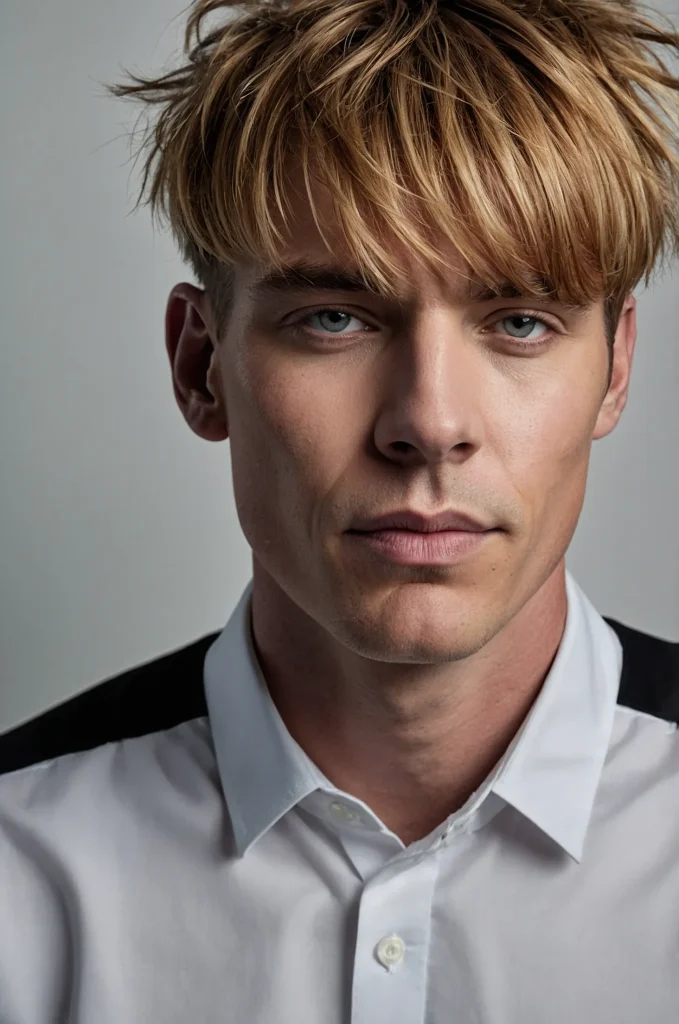 Fringe with VolumeA White American man with a 3