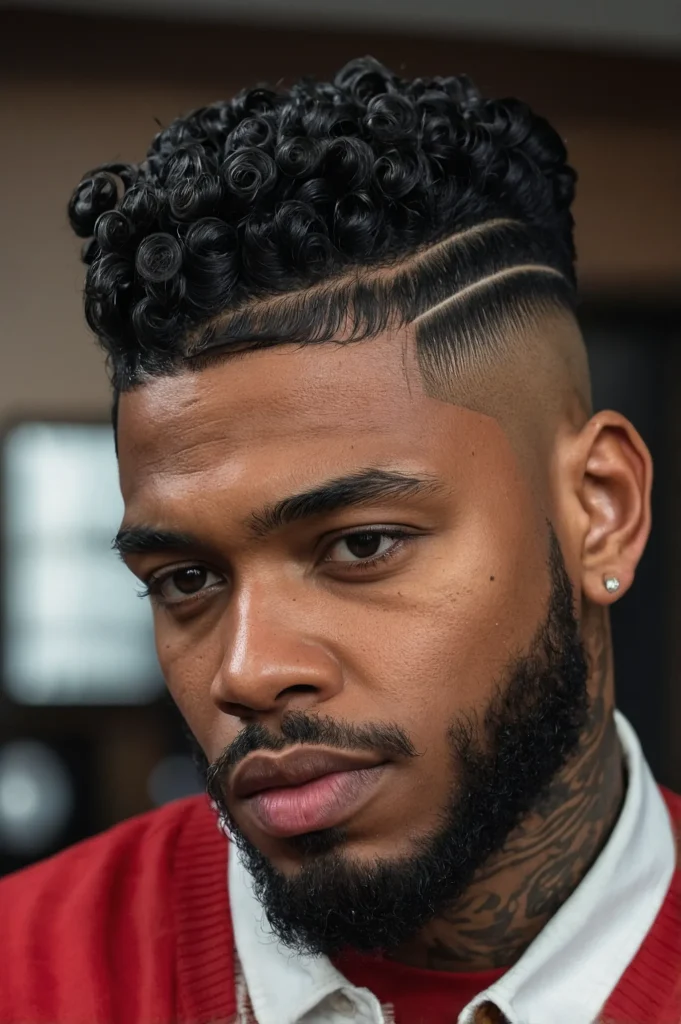 High Skin Fade with Sponge TwistsA Black man 3