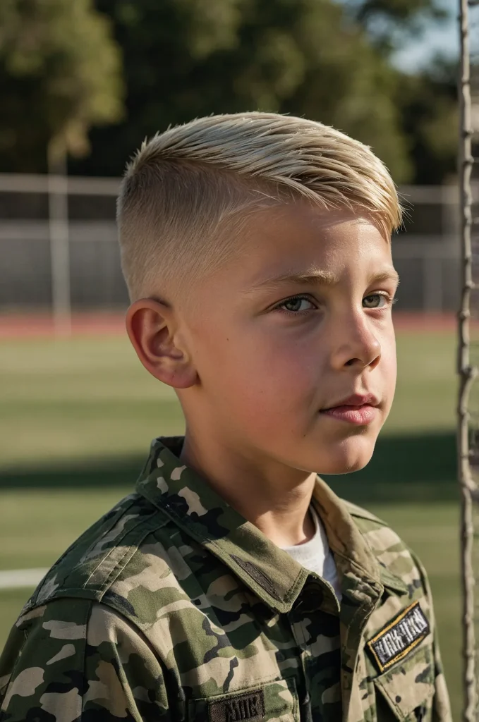 High and Tight White American boy 10 years o 3