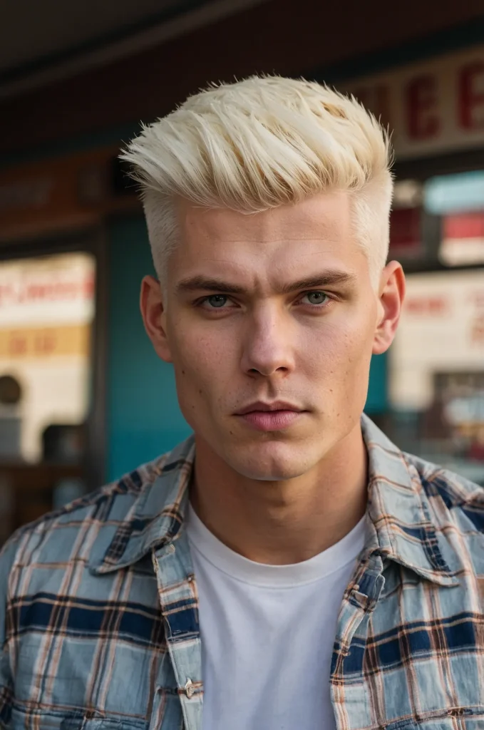 Ice Cream Cut with Fringe realistic portrait 3