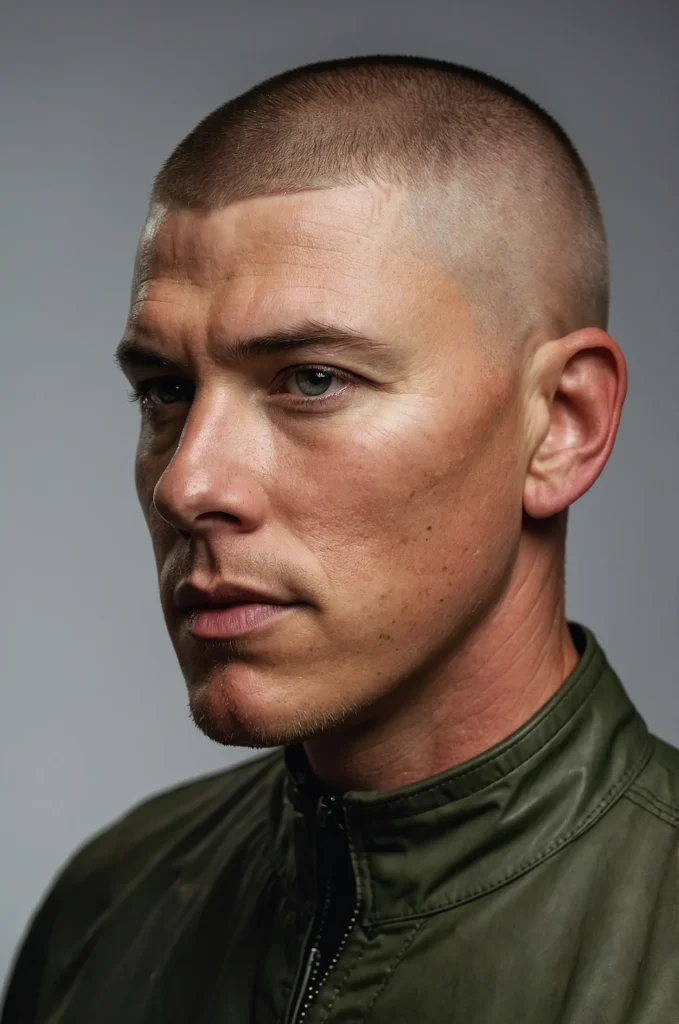 Leonardo Kino XL Butch CutA White American man with a butch cu 1