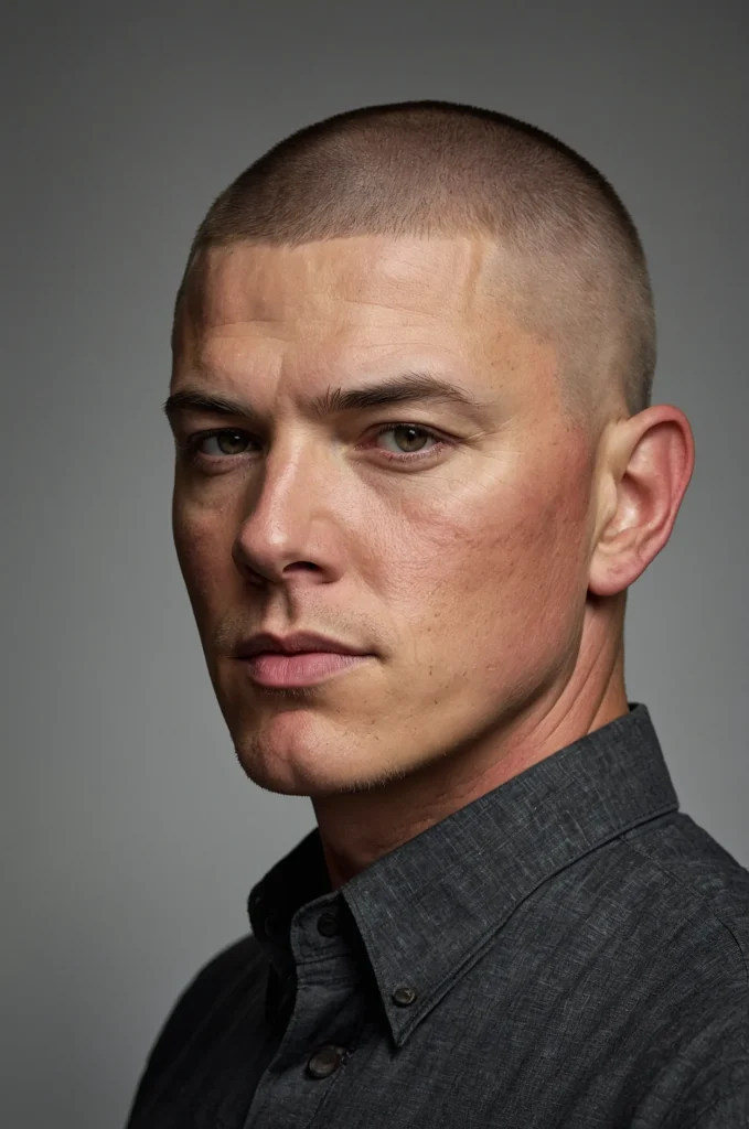 Leonardo Kino XL Butch CutA White American man with a butch cu 3