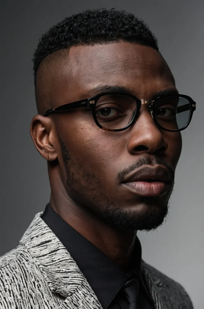 Leonardo Kino XL Disconnected Fringe Black man with sharp con 3