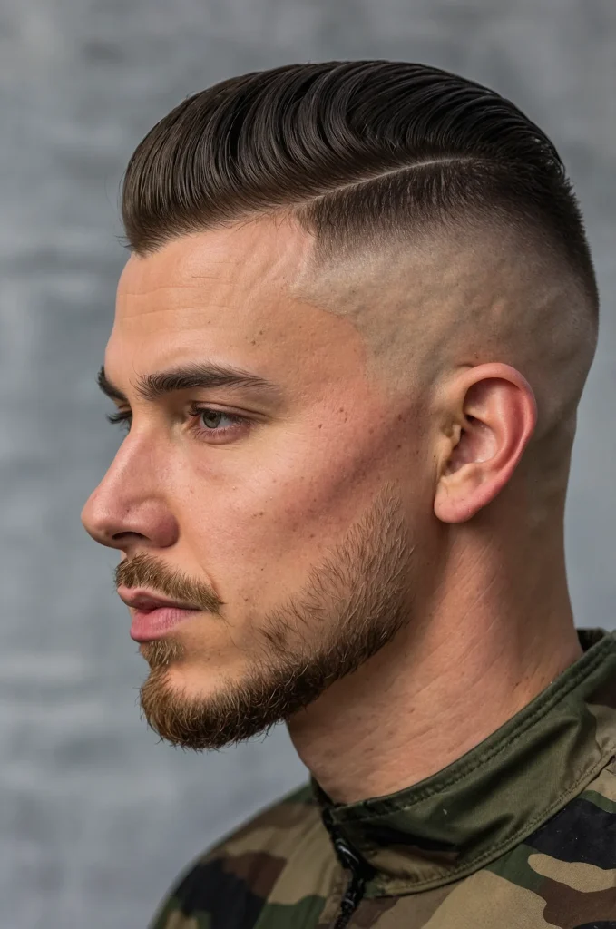 Leonardo Kino XL Skin Fade Military CutA White American man wi 3