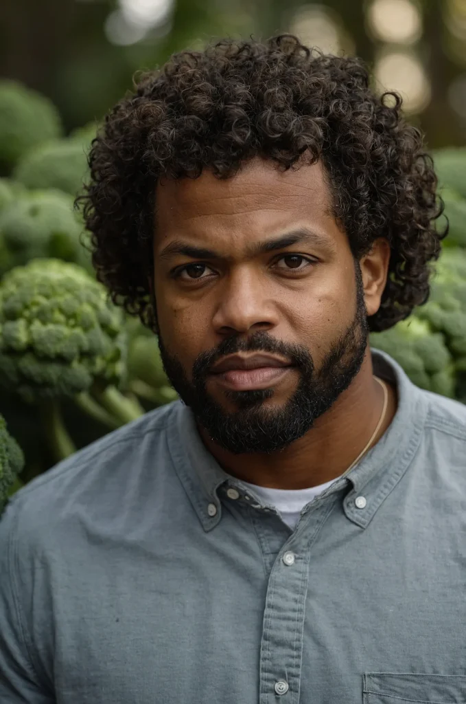 Loose Curl Broccoli Cut A Black American man 0